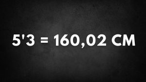 5&rsquo;3 en cm : la conversion